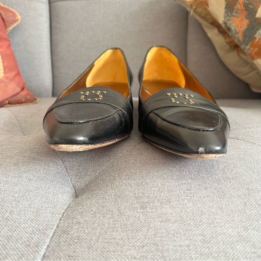 Salvatore Ferragamo Womens Nero Calf Alissa Black Loafers size 10B - Picture 3 of 12